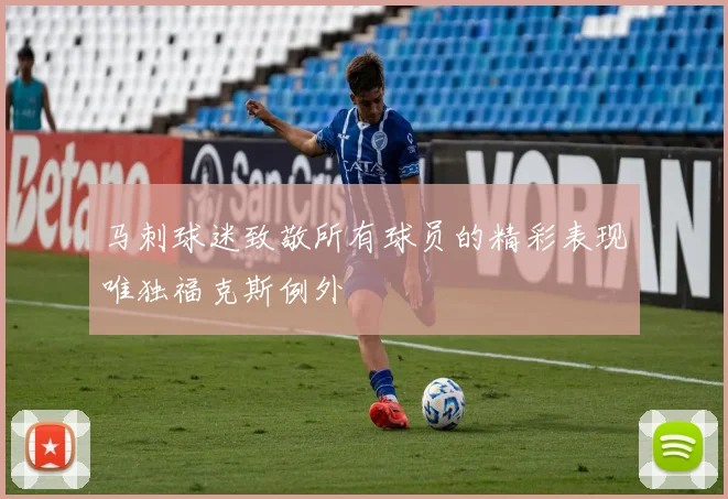 马刺球迷致敬所有球员的精彩表现唯独福克斯例外